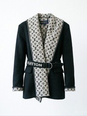 Louis Vuitton wrap coat